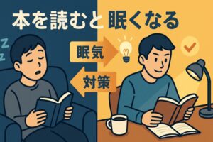 本を読むと眠くなる対策